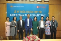 FPT Play ký kết thỏa thuận hợp tác với hãng Vietnam Airlines